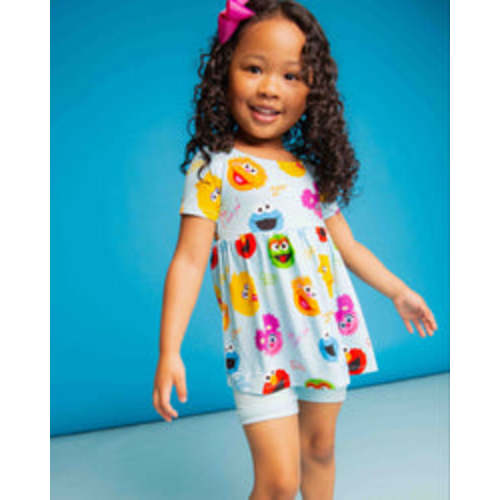 Sesame Street™- Short Sleeve Top & Shorts- 
size 2T
