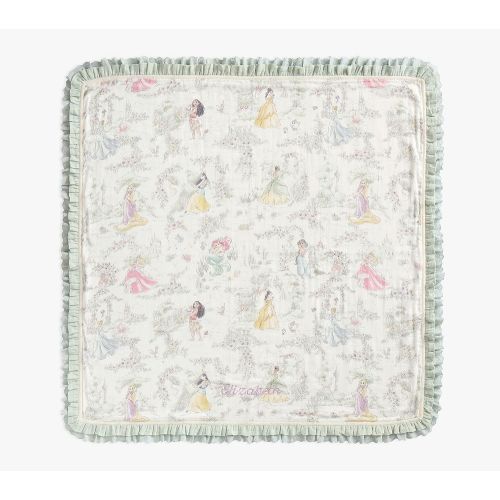 Disney Princess Heritage Ruffled Oversized Organic Muslin Baby Blanket