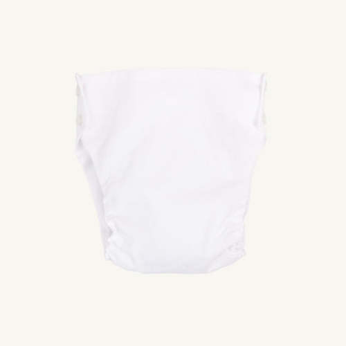 Dalton Diaper Cover - Worth Avenue White