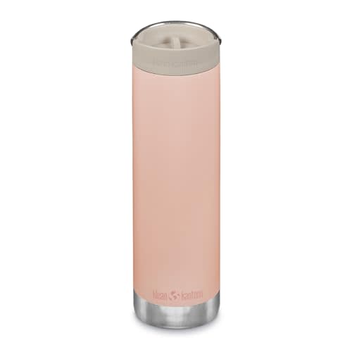 Klean Kanteen 20oz TKWide Insulated Coffee Tumbler with Café Cap - Peach Parfait
