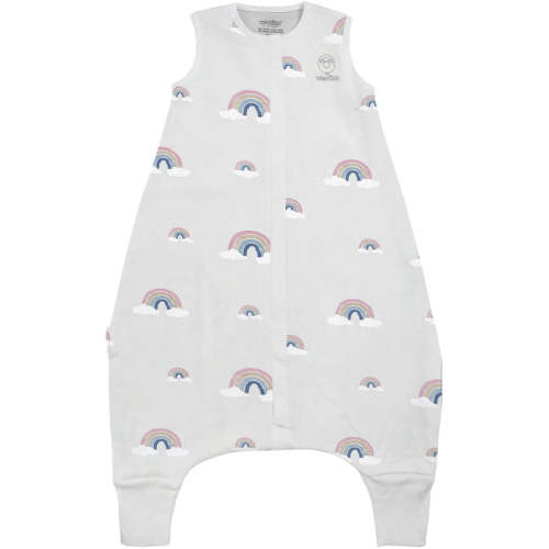 4 Season® Baby Sleep Bag with Feet, Merino Wool & Organic Cotton, Rainbow 18-36 Months