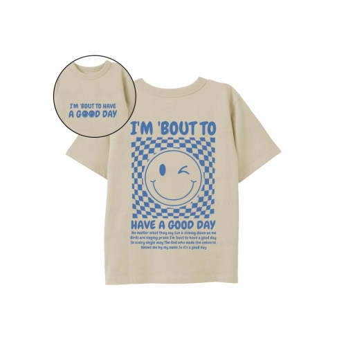 Kids Have A Good Day Double Sided Cotton Christian T-shirt