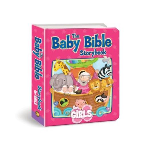 The Baby Bible Storybook for Girls - by Robin Currie (Board Book)