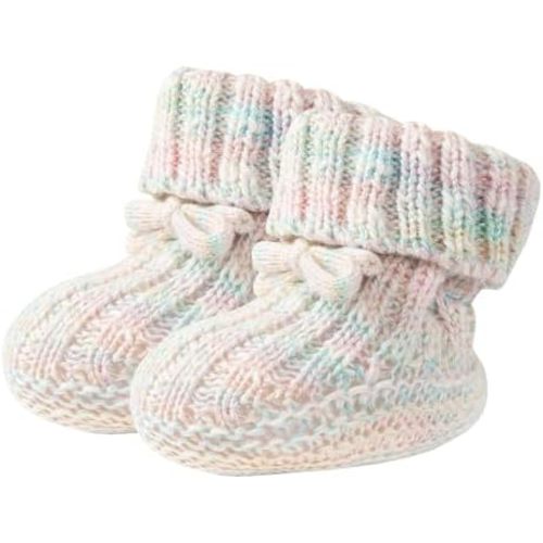 Fangool Newborn Shoes | Soft Knitted Baby Booties | A Gentle Hug for Tiny Feet | Warm, Cozy & Lightweight Infant Shoes for Boys & Girls