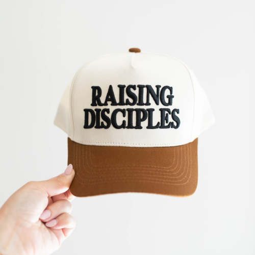 Raising Disciples Unisex Christian Hat - Brown & Black – Conviction Co