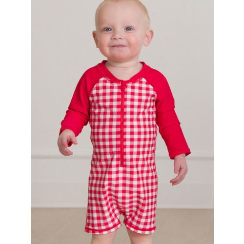 Boys Long Sleeve One Piece Rash Guard