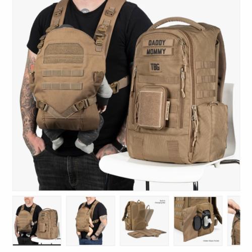 Daypack Diaper Bag & Baby Carrier Bundle - Durable, Versatile Gear – Tactical Baby Gear