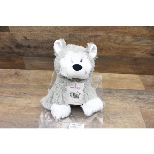 HUSKY WARMIES Cozy Plush Heatable Lavender Scented Stuffed Animal New FREE SHIP