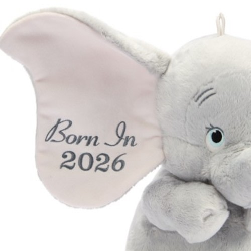 Dumbo ''Born in 2026'' Plush for Baby – 11'' | Disney Store