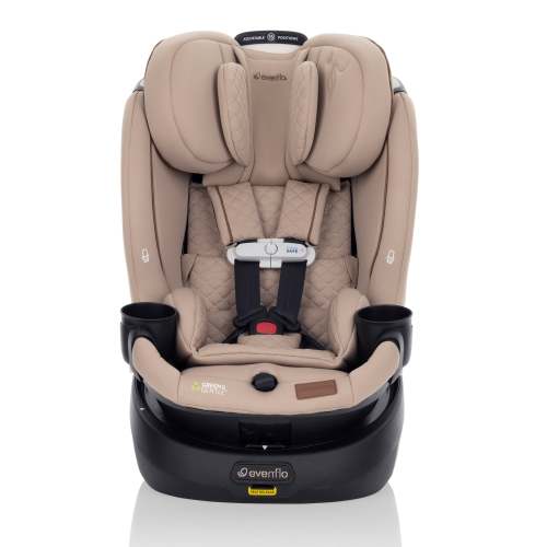 Revolve360 Slim 2-in-1 Rotating Car Seat with Green & Gentle Fabric