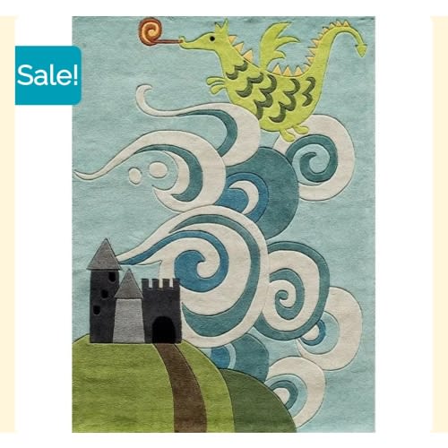 Dragon Rug | Dragon Area Rugs for Castle Themed Bedrooms