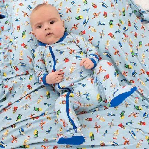 Bestaroo - Super - Soft - Bamboo - Tiny Travelers Footie