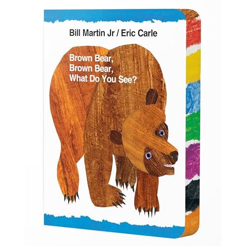 Brown Bear, Brown Bear, What Do You See?: Stamped Edges Special Edition: Classic Board Book with Stamped Edges (Brown Bear and Friends)
