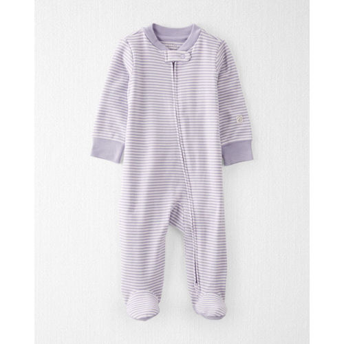 Baby Girl  Organic Cotton Striped Sleep & Play Pajamas 
 - Little Planet | Carter's
