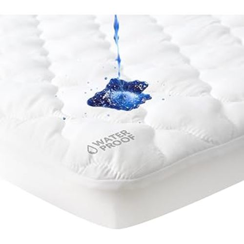 Moonsea Waterproof Pack and Play Sheets Compatible with 4moms Breeze Plus Playard & Breeze GO Playard, Pack and Play Mattress Pad, White, 2 Pack