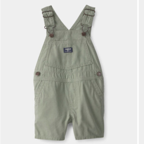 Baby Boy Canvas Shortall - Olive - OshKosh B'gosh | Carter's