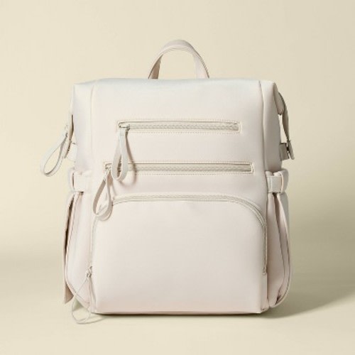 Boxy Solid Backpack Diaper Bag - Light Tan - Cloud Island™