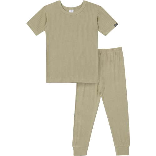 Modern Moments by Gerber Toddler Neutral Super Soft Pajama Set, 2-Piece, Sizes 12 Months-5T