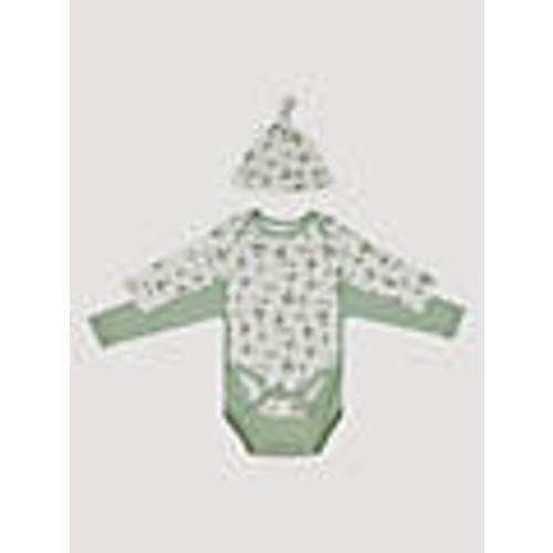Wrangler Baby Bodysuits & Hat Set