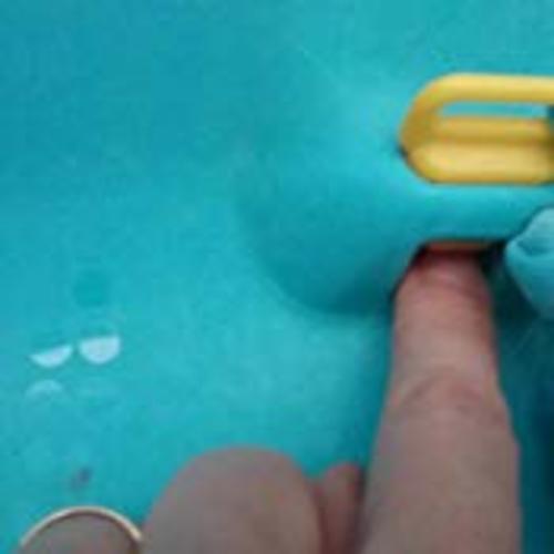 Skip Hop Baby Bath Tub: Moby Newborn Softspot Sink Bather, Blue