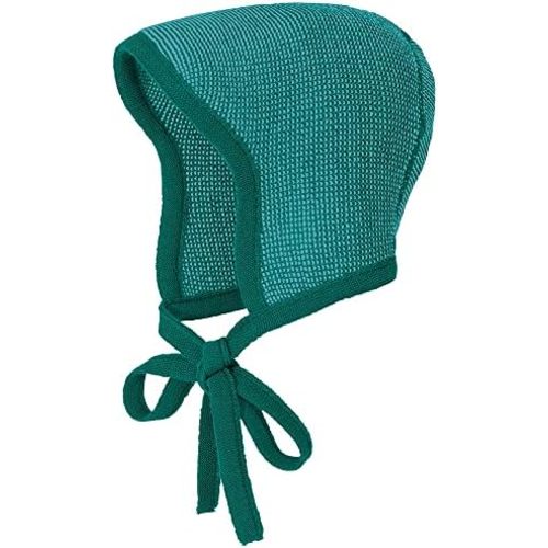 Newborn Baby Merino Wool Bonnet, Organic Infant Pilot Cap