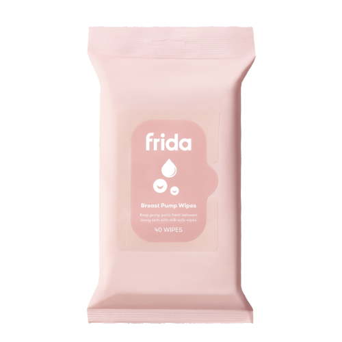 Frida Mom Breast Pump Wipes, Multi-Surface Cleaner, Removes Breastmilk Residue