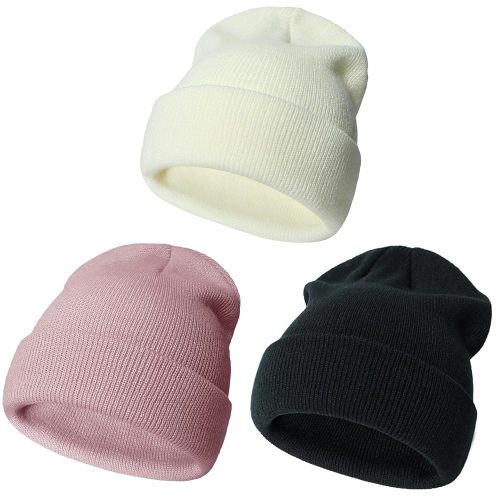 YMYDYFC Baby Beanie 3Pack Toddler Beanie Infant Knit Hat Baby Winter Hats for Boy Girl Winter Clothes Warm Knit Cap 0-6Years