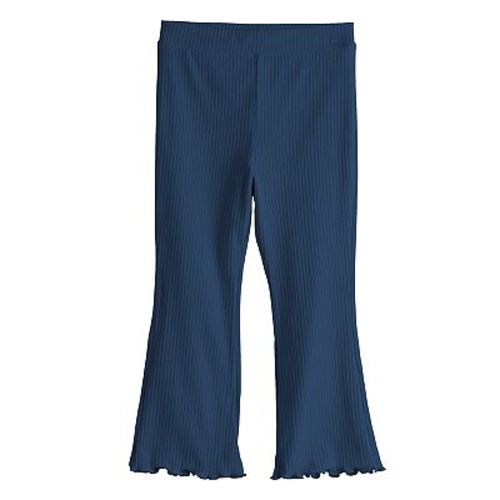 Baby & Toddler Girl Jumping Beans® Lettuce Hem Ribbed Flare Leggings