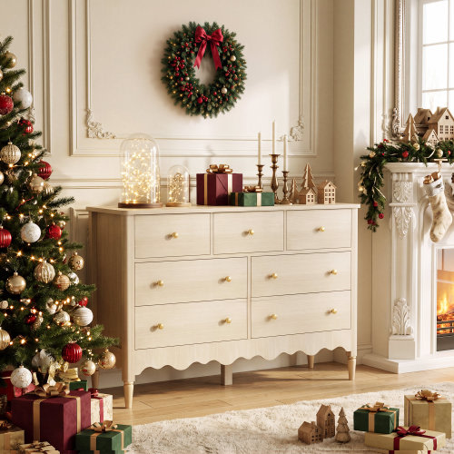Wrought Studio™ Abson 43.3" Dresser with Wood Drawers & Reviews | Wayfair