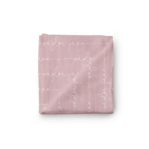 Personalized Baby Name Swaddle Blanket