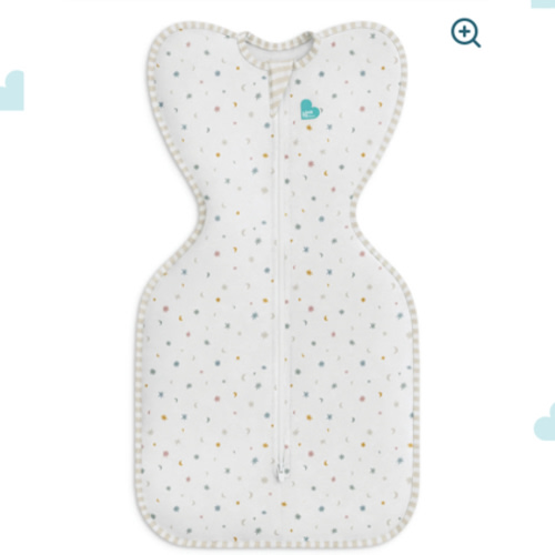 Swaddle Up™ 0.2 TOG Organic Cotton White Starlight