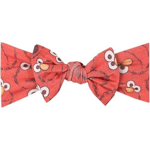 Copper Pearl Baby Bows: Stylish Headbands for Baby Girls, Premium Soft and Stretchy Baby Headbands, Perfect for Newborns, Trendy Designs - Elmo