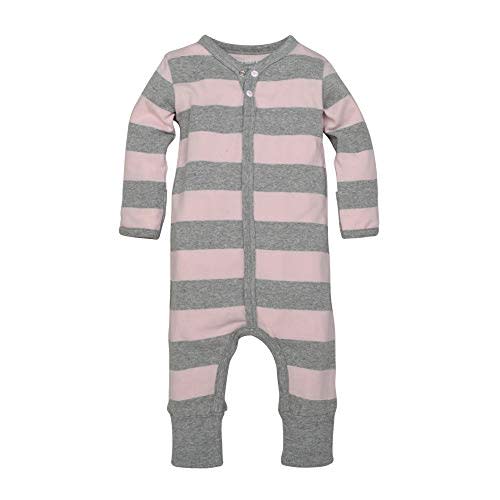 Burt's Bees Baby baby-girls Jumpsuit, 100% Organic Cotton One-piece Long Sleeve Quilted Outfit Coverall