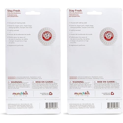 Munchkin® Arm & Hammer Nursery Fresheners, Assorted Scents of Lavender or Citrus, 10 Count