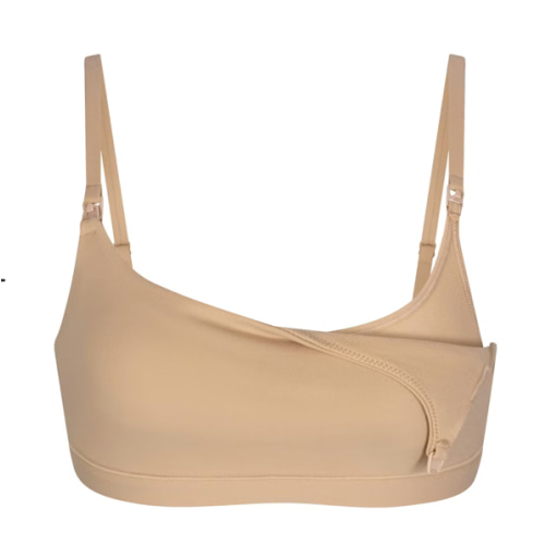FITS EVERYBODY MATERNITY PUMPING SCOOP BRALETTE | CLAY