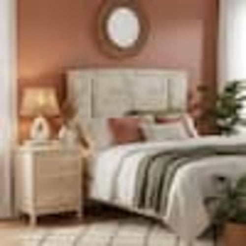 International Concepts Unfinished Solid Wood 3-Drawer Nightstand BD-8013