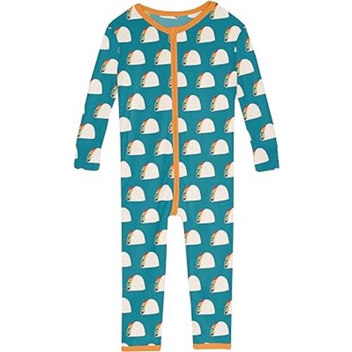 KicKee Baby & Toddler Zipper Footie – Ultra-Soft Viscose from Bamboo Pajamas with Flip Paws & Grips