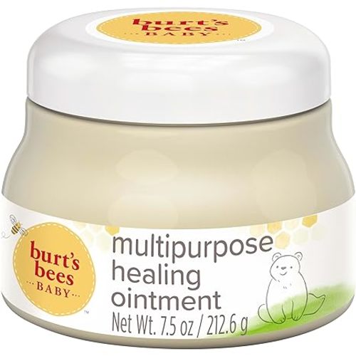 Burt's Bees Baby 100% Natural Multipurpose Ointment, Face & Body Baby Ointment – 7.5 Ounce Tub