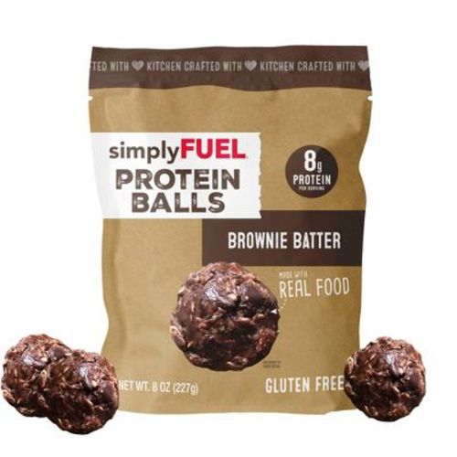 simplyFUEL Brownie Batter Protein Balls - 8g Protein - 8oz: Whey Protein, Chewy