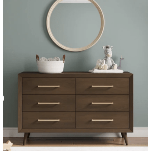 Cranbrook 6 Drawer Dresser, Toasted Chestnut | Nursery Dressers | Child Craft