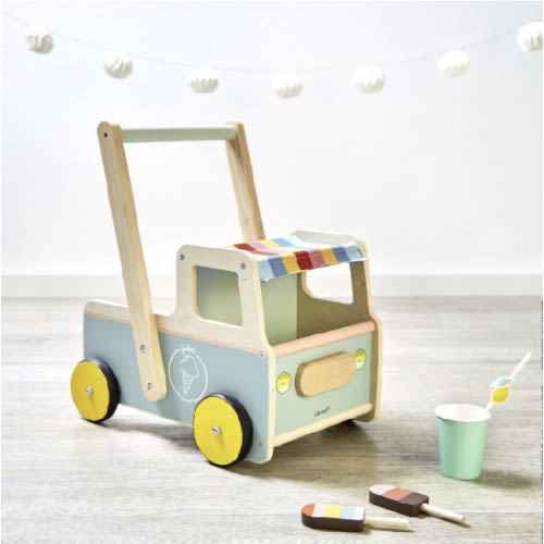 Ice Cream Cart - Push Along Trolley by Janod | Barnes & Noble®