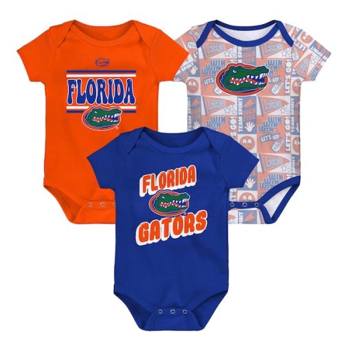 Florida Gators Infant Sunday Comics 3-Pack Bodysuit Set