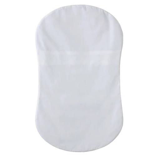 HALO - Bassinest Fitted Sheet | 100% Organic Cotton -White - white ,