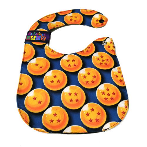 Dragon Ball Z - Dragon Balls Print Baby Bib - Nuclear Waste