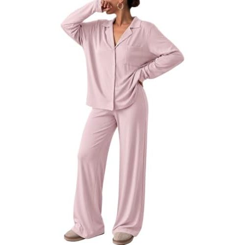 Trendy Queen Women Pajamas Set Fall 2 Piece Lounge Sleepwear Soft Pjs