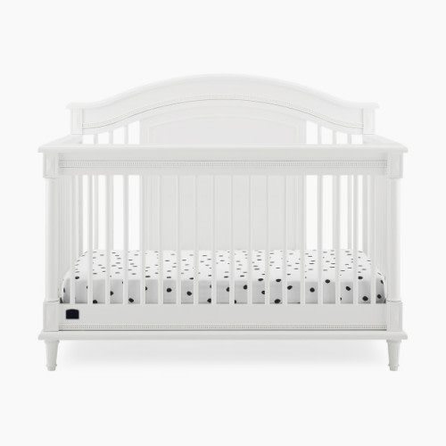 Juliette 6-in-1 Convertible Crib with Toddler Rail - Bianca White