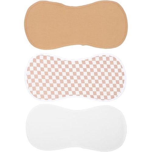 Wakauto 3pcs Peanut Shaped Changer Pad Liners, Cotton Absorbent Liners