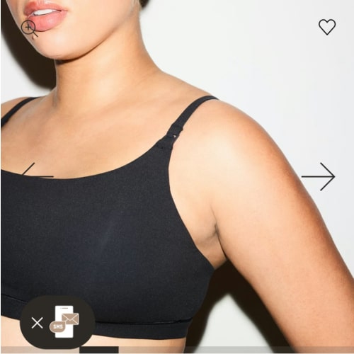 FITS EVERYBODY MATERNITY NURSING SCOOP BRALETTE 2-PACK | ONYX | SKIMS