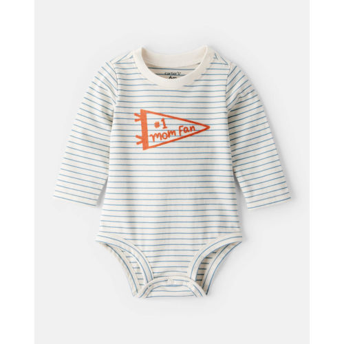 Baby Boy Mom Fan Long-Sleeve Graphic Bodysuit - Carter's | Carter's
