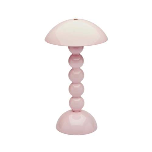 Pale Pink Lacquer Rechargeable Bobbin LED Lamp